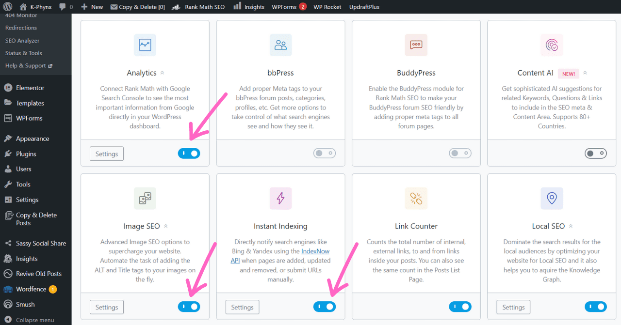 dash 2 Rank Math required Settings You must do it now Rank Math